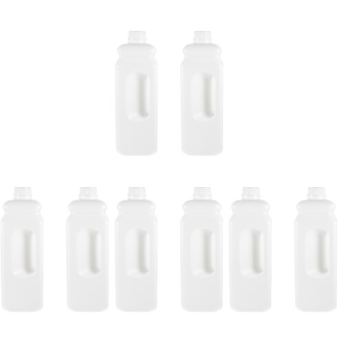 8 Pcs Reusable Leak-Proof Plastic Water Jug With Cap 1