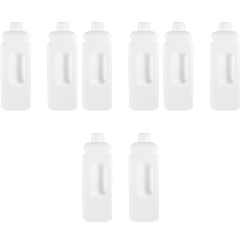 8 Pcs Reusable Leak-Proof Plastic Water Jug With Cap 2