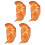 4pcs artificial dumpling models for photography and restaurant props 11