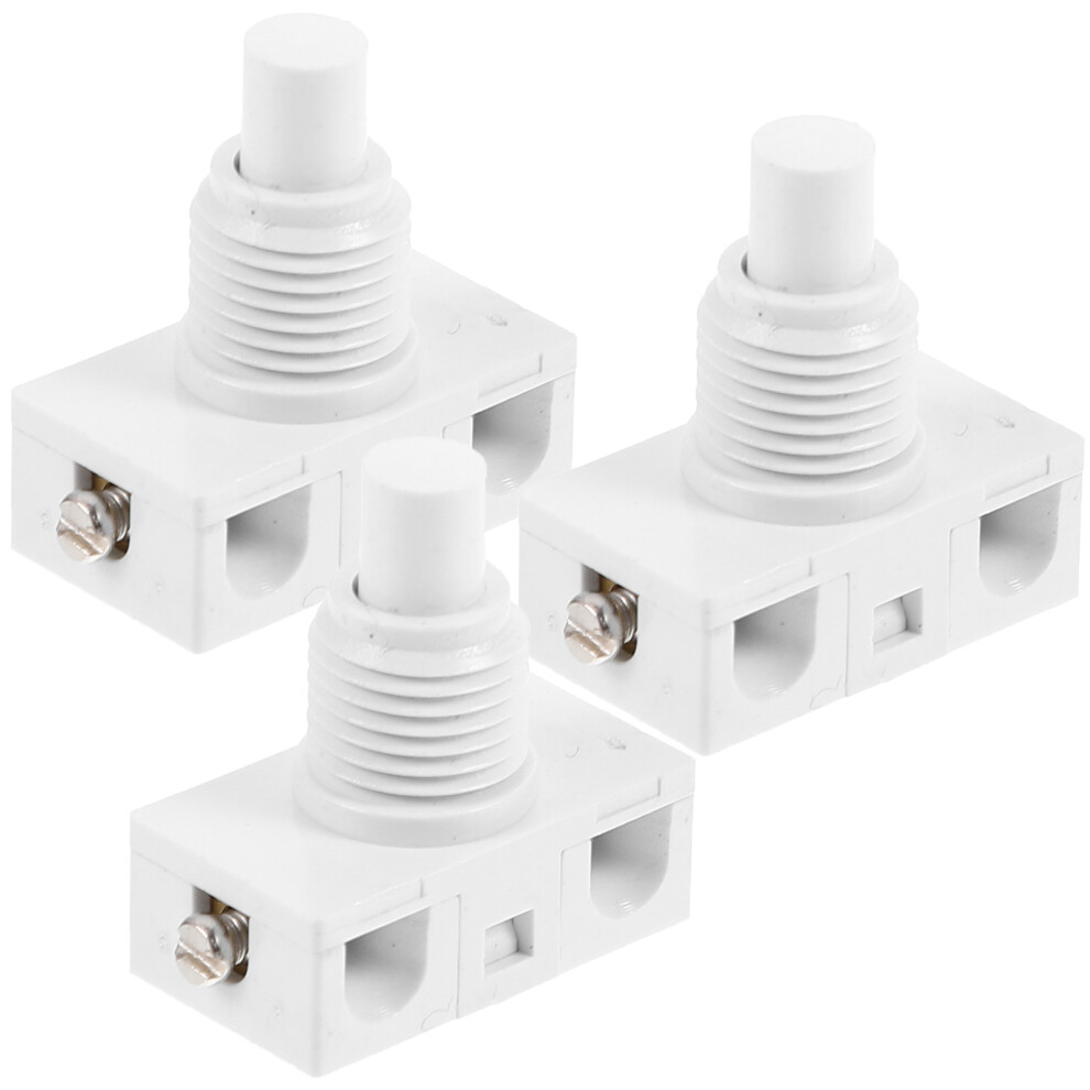 12 Pcs Push Button Switch Household Self-Locking Latching Replacement 033394916725