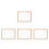 4Pcs Wooden Paper Making Screen Mould Frame Deckle For Diy Craft 4