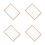 4Pcs Wooden Paper Making Screen Mould Frame Deckle For Diy Craft 6