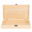 4Pcs Wooden Keepsake Box With Hinged Lid And Clasp For Storage 3