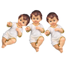 3 Stks Mini Beeldjes: Hars Decoraties Voor Thuis Of Kerk