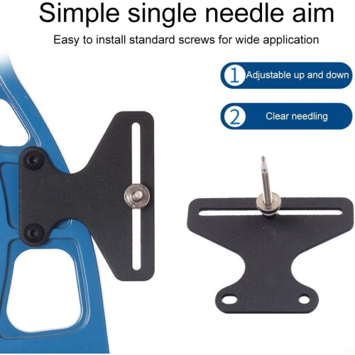 Single Needle Sight For Composite Recurve Bow, Metal Construction, Practical Design, Compatible Recurve Bows 1