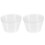 24 Pcs Plastic Plant Pot Saucer Drip Tray Clear 2