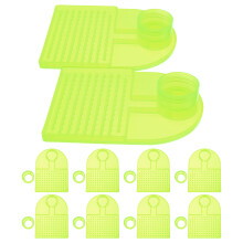20 Pcs Honey Bee Feeder Plastic Entrance Feeder For Beverage Bottles
