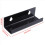 Black Vinyl Record Shelf Wall Mount 6 Pack,Vinyl Holder Wall 4