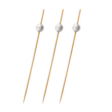 100 Pcs 12 Cm Round Beads Cocktail Picks For Appetizers And Fruit