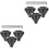 2 Sets Trumpet Metal Mouthpiece Mute Accessory 3