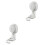 2 Pcs Plastic Multifunctional Mop Holder Punch-Free Sucker Clip 3