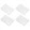 4 τεμ Clear Acrylic θήκη CD με κολλώσιμο CD DVD Display Rack 3