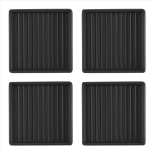 4Pcs Furniture Pads- 2x2In Anti Skid Caster Cups, Leg Coasters