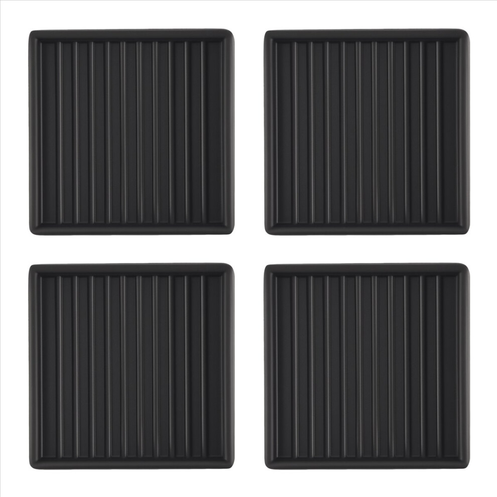 4Pcs Furniture Pads- 2X2in Anti Skid Caster Cups, Leg Coasters 4852209310307
