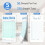 5Pcs Guest Check Pad, Server Note Pads for Restaurant, 50 Sheets/Pack 2