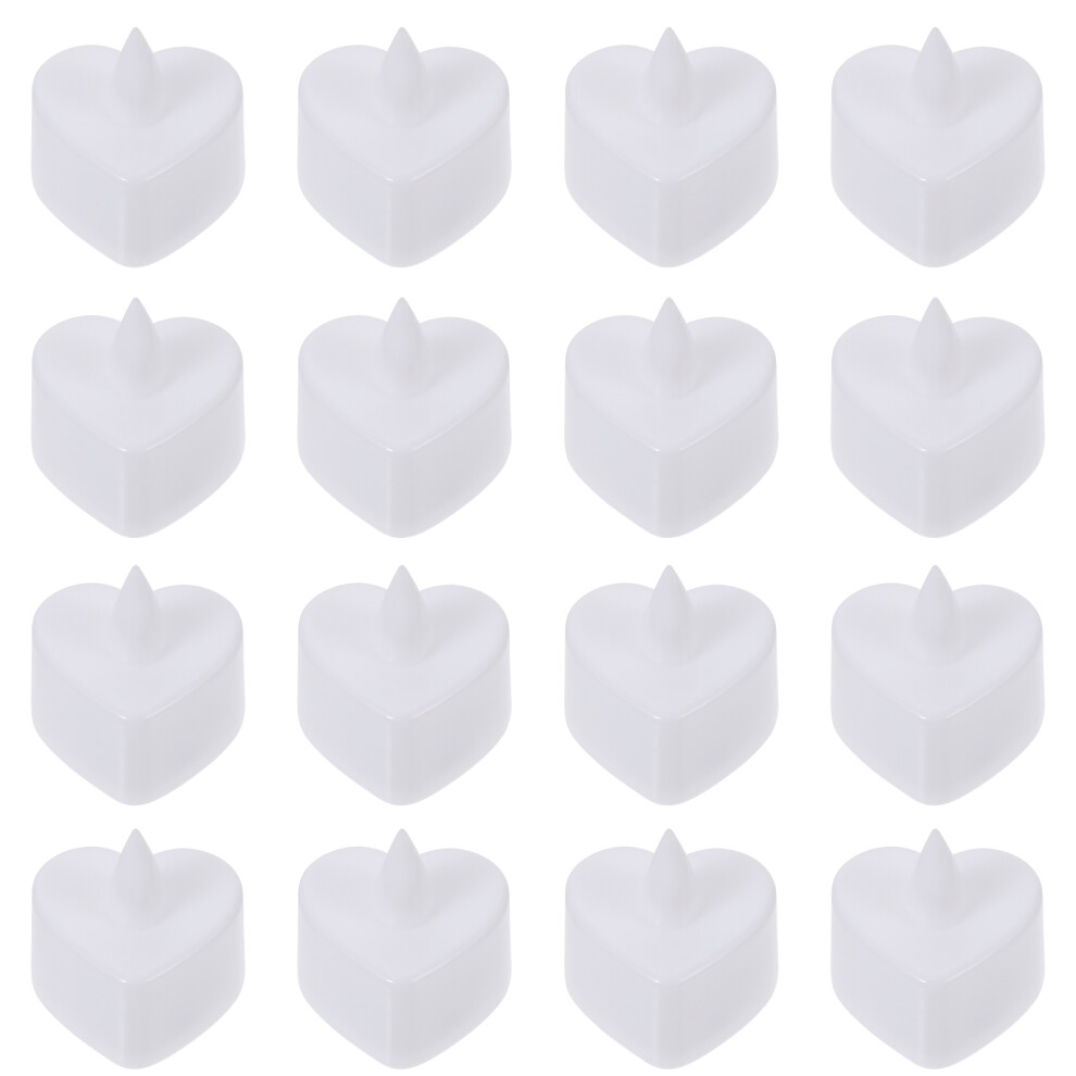 72 Pcs Heart Shape Led Candle Lamps Decorative Colorful Lights-image-OPC-PKYBCFF-NEW