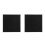2Pcs Black Canvas Panels Cotton Wood Frame 30Cm 5
