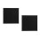 2Pcs Black Canvas Panels Cotton Wood Frame 30Cm 4