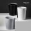 Plastic Small Trash Can Wastebasket, Garbage Container Basket(White) 5