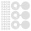 800Pcs White Screw Cap Covers ABS Plastic for Home Safety 1