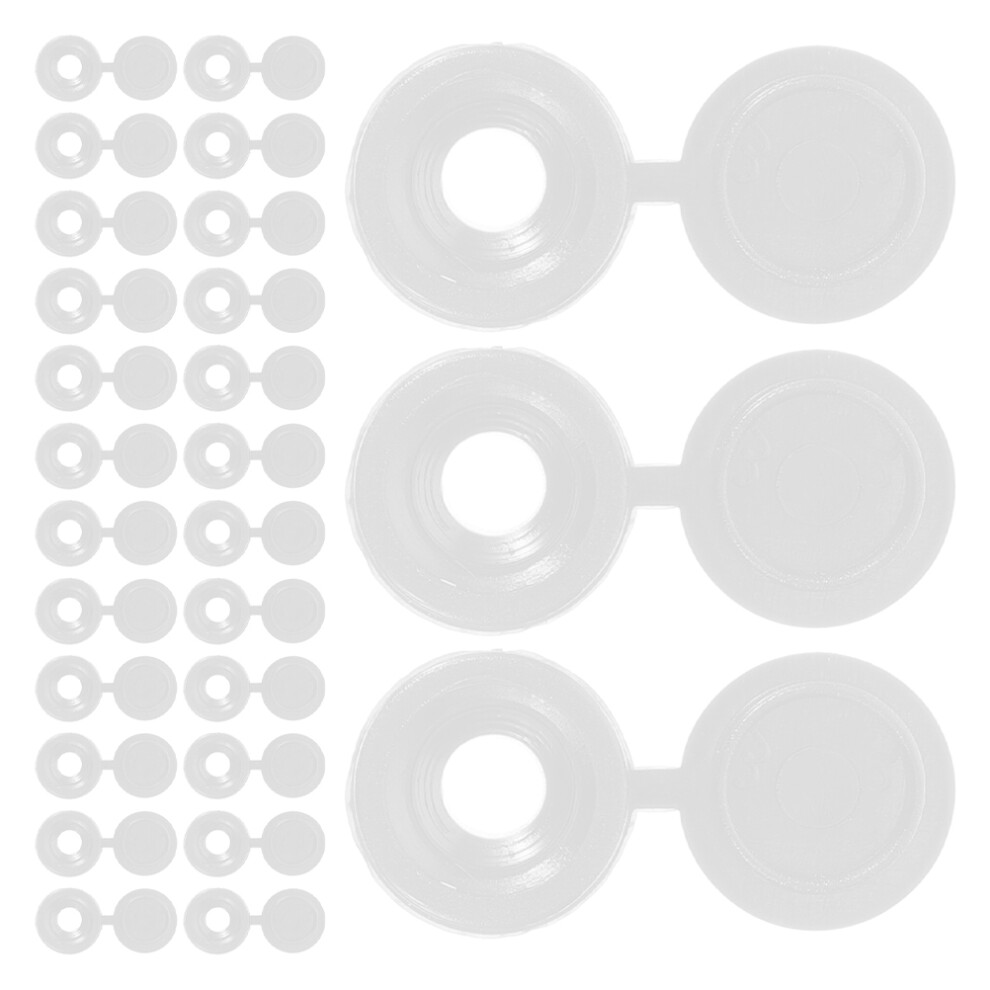 800 Pcs Screw Cover Caps - Hinged Snap Flip Tops For Furniture Protection 033578313890