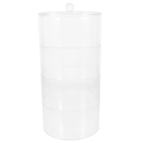 2Pcs Multi-Layer Transparent Jewelry Storage And Display Case