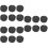 30 Pcs Eva Sponge Round Rack Arrow Holder Separator Black 7