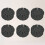 30 Pcs Eva Sponge Round Rack Arrow Holder Separator Black 10