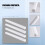 4 stk. tørrestænger til diatomit fugtabsorberende pind 6