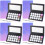 4 Sets Magnetic Makeup Palette Empty With Pans And 5