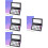 4 Sets Magnetic Makeup Palette Empty With Pans And 7