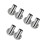 6 Pcs Stainless Steel Closet Rod Flanges With Socket Bracket Support 2