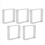 Perforated Tart Ring Tartlet Molds Cake Pastry Baking Tool, 5 Pack 3