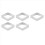 Perforated Tart Ring Tartlet Molds Cake Pastry Baking Tool, 5 Pack 2