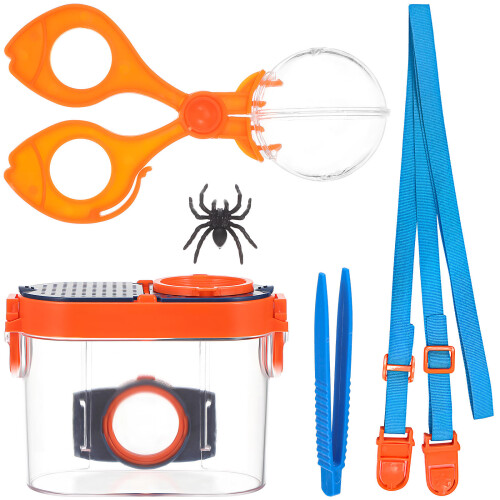 Set Magnifying Viewer Box Critter Keeper Insect Cage For Kids
