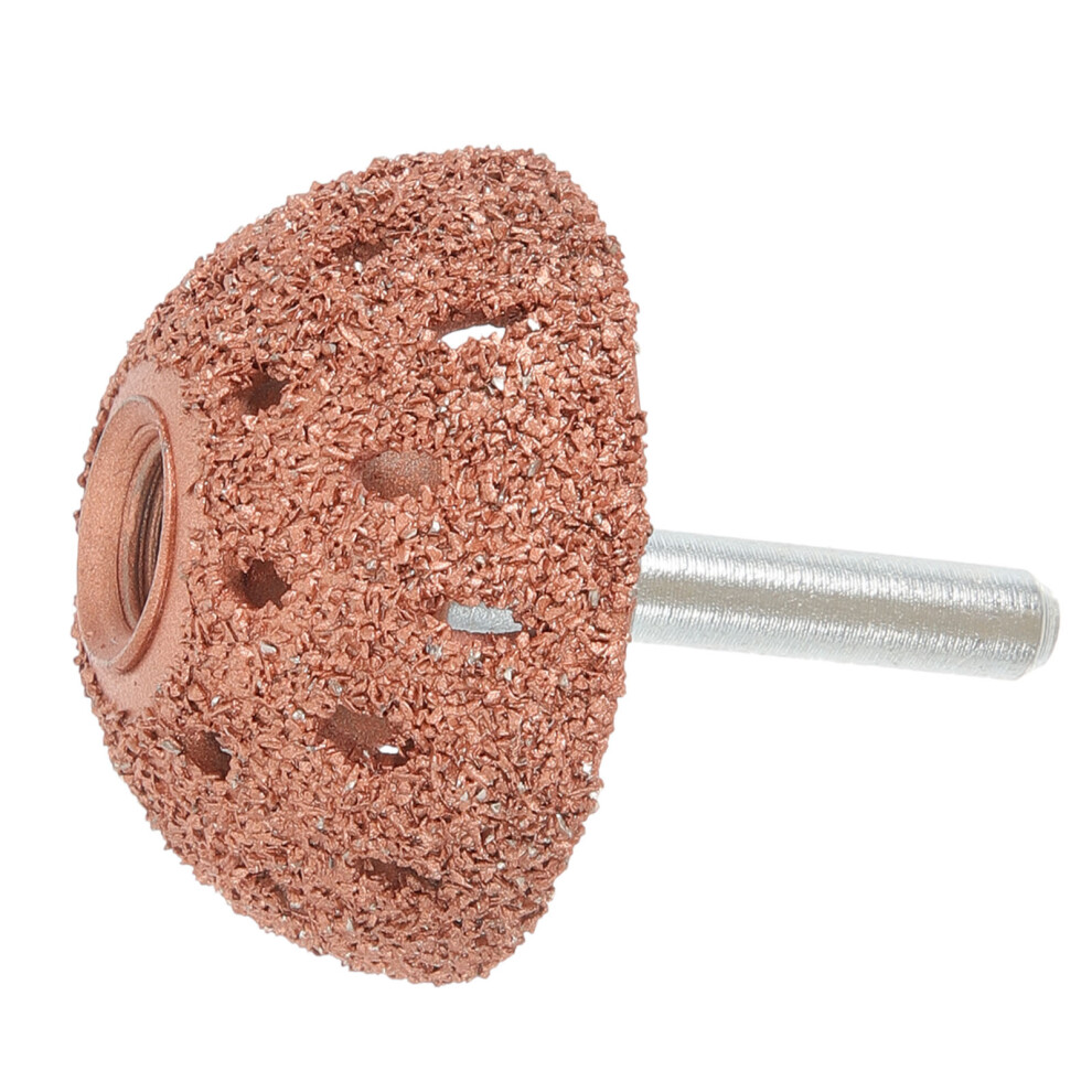 2Pcs Car Tire Repair Grinding Head With Linking Rod And Buffing Wheels 033578313708