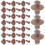 100 Pcs Plastic Rivets For Car Bumper Fixation 1