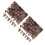 100 Pcs Plastic Rivets For Car Bumper Fixation 6