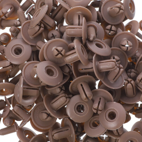 100 Pcs Plastic Rivets For Car Bumper Fixation 2