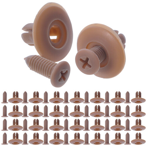 100 Pcs Plastic Rivets For Car Bumper Fixation 1