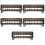 5Pcs 8 Grid Guide Comb Organizer For Electric Hair Clipper 8