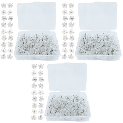 300 Pcs Replaceable Push Pin Multi-Function Thumbtacks Map Supply 2