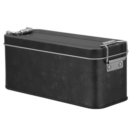 3Pcs Rectangular Metal Storage Tin With Lid For Cookies Candy Snacks 2