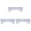 3Pcs Limit Comb Storage Box Transparent Hair Clipper Organizer 3