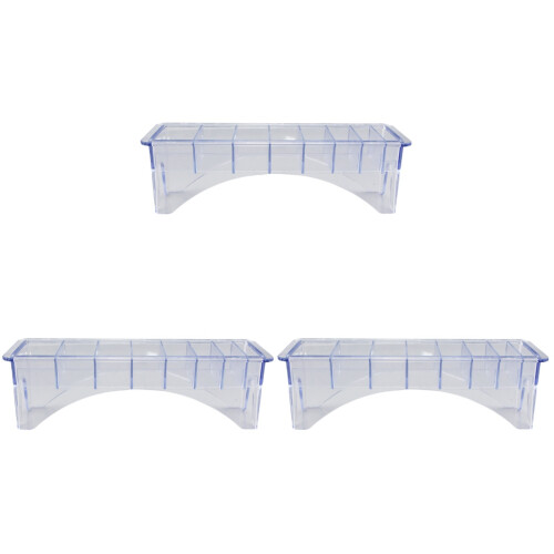 3Pcs Limit Comb Storage Box Transparent Hair Clipper Organizer 2