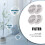 4 Pack True HEPA Filter for RIGOGLIOSO GL2103 JINPUS -2103 2