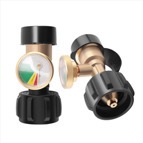 2 Pcs Propane Tank Gauge with Type 1 Connection,Propane Leak Detector 2