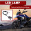 2pcs LED Eagle Eye Backup Light White Light 9W black 5