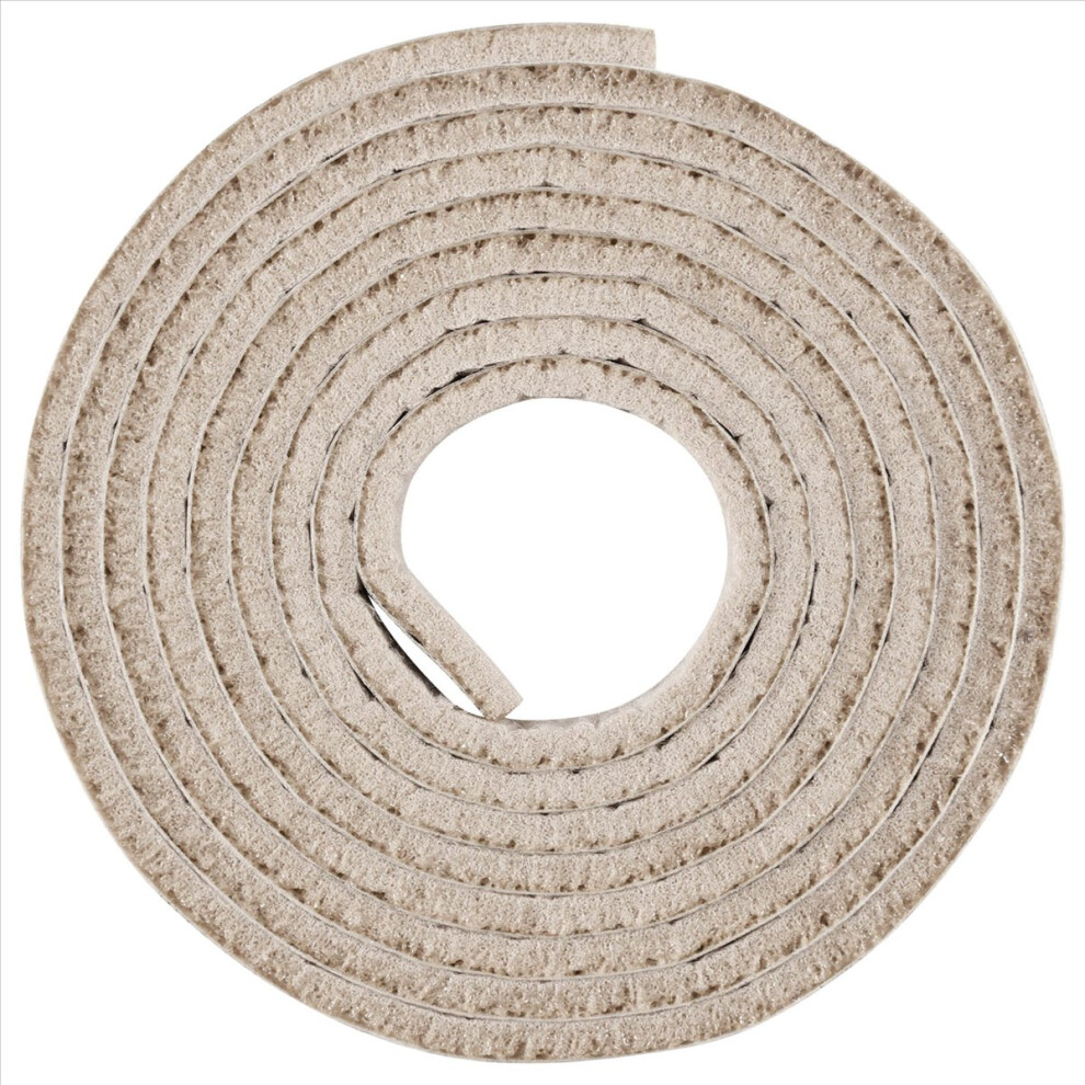 Self-Stick Felt Roll For Surfaces (1/2 Inch X 60 Inch), Creamy-White 4853021377127