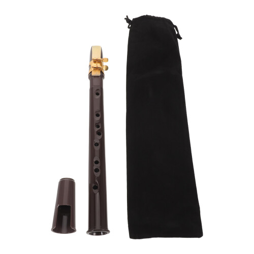 3 Sets Mini Pocket Saxophone 8 Hole With Mouthpiece Reeds Case 1